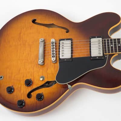 Gibson ES-335 Dot Reissue 1986 Sunburst ~ Super Flame Top and Back image 7