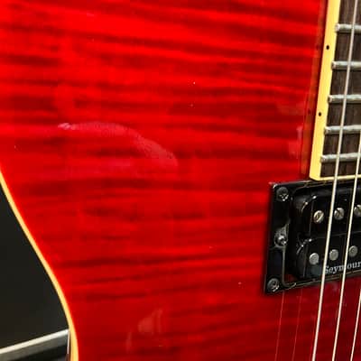 Fender Special Edition Set-Neck Custom Telecaster HH FMT 2003 - Crimson Transparent image 11