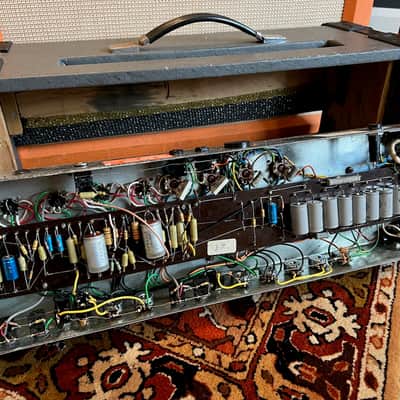 Vintage 1975 Laney Klipp L100 Lead Valve Amplifier Grey Head Partridge *1970s* image 23