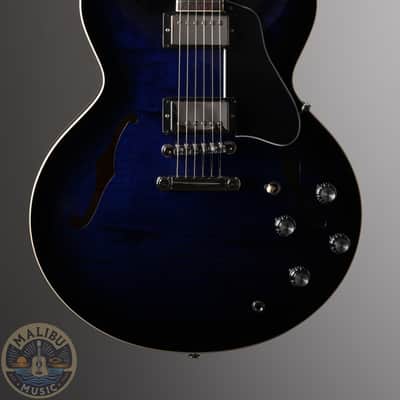 Gibson ES-335 Figured Custom Color Deep Ocean Burst image 2