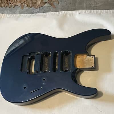 1990's Japan Jackson JDR-94 Concept Dinky Blue Guitar Body Floyd Ready image 2