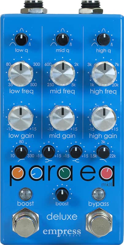 Empress Effects ParaEq MKII Deluxe Parametric EQ Pedal (Open Box) image 1