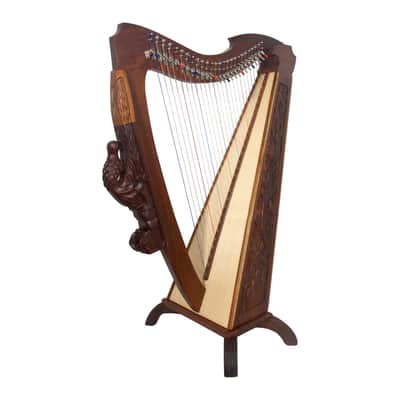 Roosebeck HWL26C Chelby Levers 26-String Woodland Harp w/Tuning Tool & Extra String Set image 1