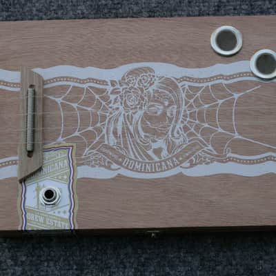 Dominicana Acoustic/Electric Cigar Box Ukulele by D-Art Homemade Guitar Co. image 4