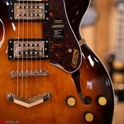 GRETSCH G2622 Streamliner Center Block Double-Cut with V-Stoptail Laurel Fingerboard Broad’Tron BT-3S Pickups Forge Glow image 7