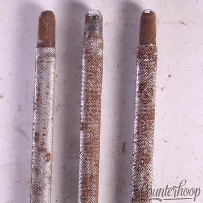 *Pearl 3x Straight Floor Tom Drum Legs 3/8" 9.5mm Vintage 60s+Suspension Feet* image 4