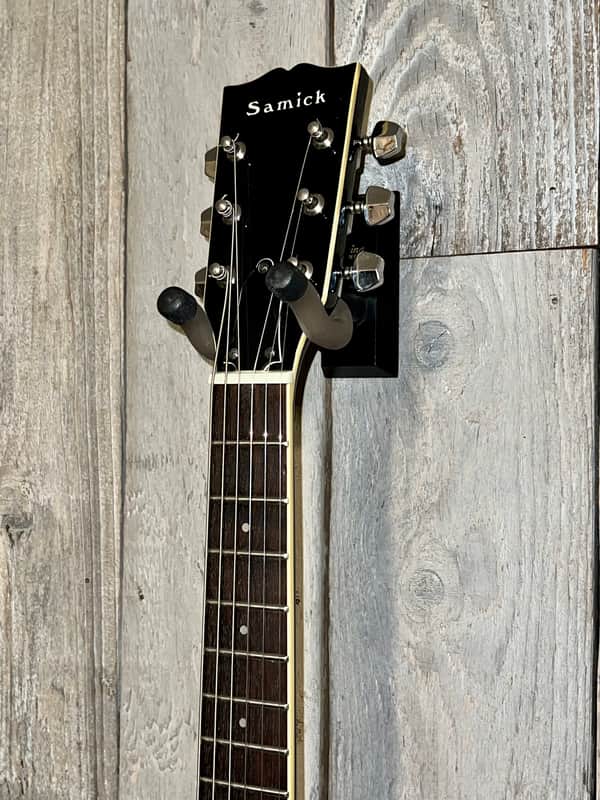 1980s Samick Mini Les Paul Black, Rare Dot , OSCC, Pro Setup it