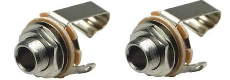 (2 PACK) SWITCHCRAFT #11 1/4" Mono Female Panel Mount Jack image 1