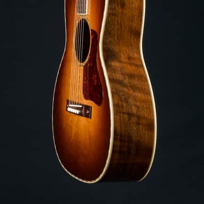 Bourgeois L-DBO 12-Fret Artist Custom Figured Walnut and Aged Tone Bearclaw Sitka Spruce Sunburst NEW image 13