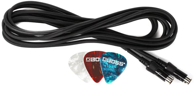 Roland GKC-5 15-Foot 13-Pin Cable w/ Guitar Picks image 1