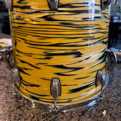 Ludwig Classic Maple Downbeat 3-Piece Shell Pack – Lemon Oyster – 20/12/14 – Mint image 9