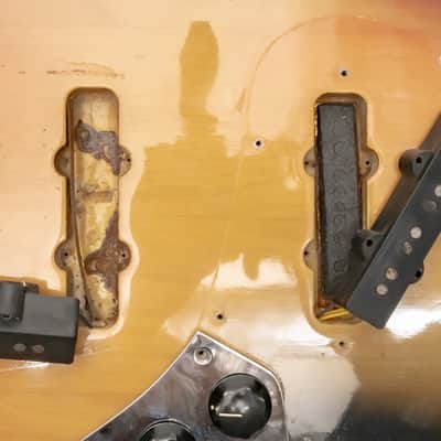 Fender - 1968 Jazz Bass - Bound Fingerboard Block Inlay - 3TS - Refinished and Refretted Neck - w/OHSC - x7915 - VINTAGE image 18