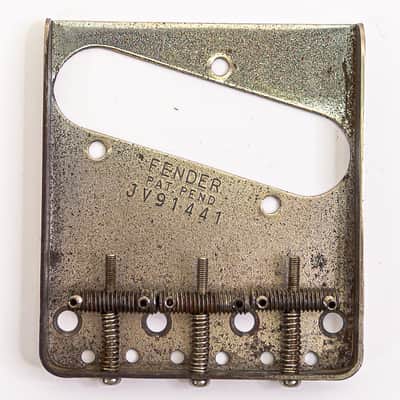 1982–1984 Fender Telecaster Bridge Plate – JV Serial Made in Japan (MIJ) image 1