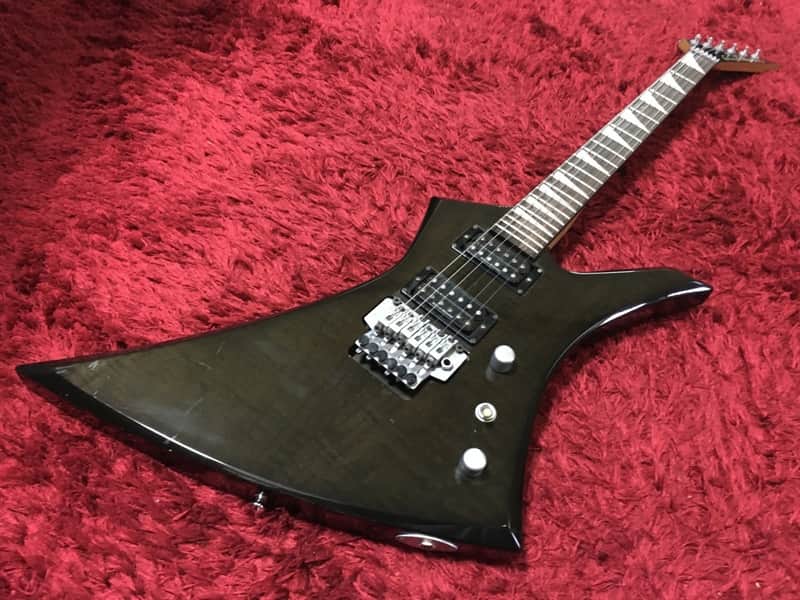 Grover Jackson KE.P-75-MBK Kelly Electric Guitar Black Transformation Guitar Used in Japan image 1