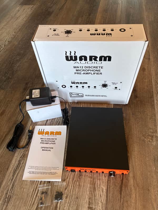 Warm Audio WA12 Discrete Mic Pre 2012 - 2018 - Orange - MINT! image 1