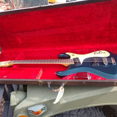 Mosrite Ventures Bass 60's Ink Blue image 1