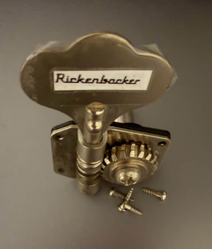 Rickenbacker 4001 & 4003 bass tuning head (Left) 1970s - Chrome image 1