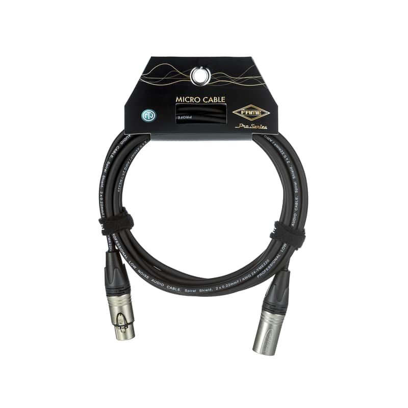 Fame Pro Series x Neutrik Mikrofonkabel 3 m - Microphone Cable image 1