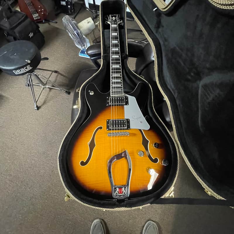 Hagstrom Super Viking Semi Hollow Electric Guitar 2020s Bild 1