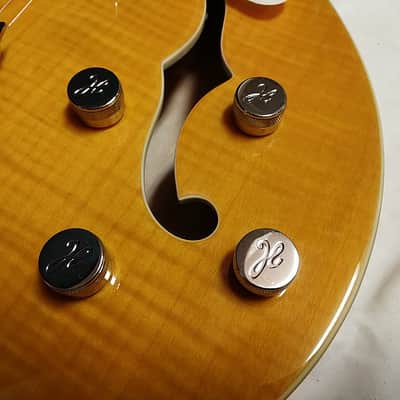 Hagstrom Super Viking Semi Hollow Dandy Dandelion NEW Electric Guitar Amber image 12