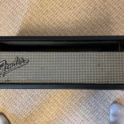 Fender Bassman 50 amp cabinet only 1968 - Black image 1