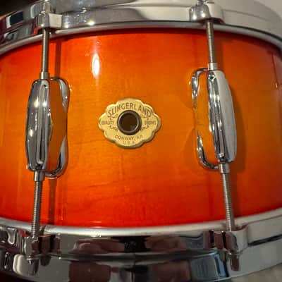 Slingerland Studio King Snare Drum Conway Badge Minty Like New image 3