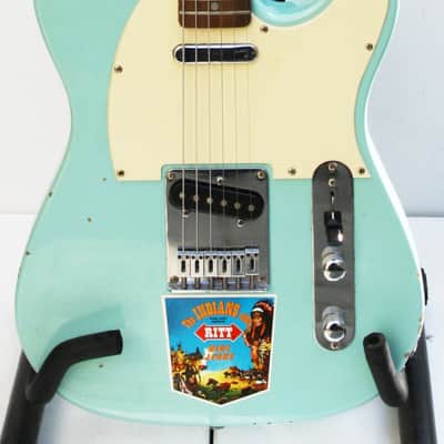 Squier Affinity Telecaster 1998 Daphne Blue image 1