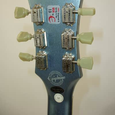 2012 Epiphone DOT Ultra-339 Semi-Hollow Electric Guitar, Pelham Blue image 13