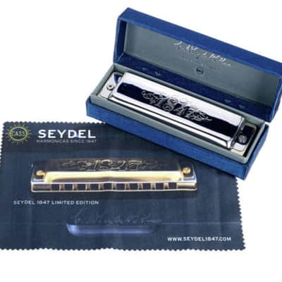 Seydel 1847 LIGHTNING Diatonic Blues Harmonica, Key of D. New with Full Warranty! image 8