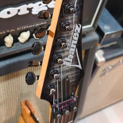 Ibanez KIKO10BP-TGB Premium Kiko Loureiro Signature with Rosewood Fretboard 2021 Transparent Gray Burst image 21