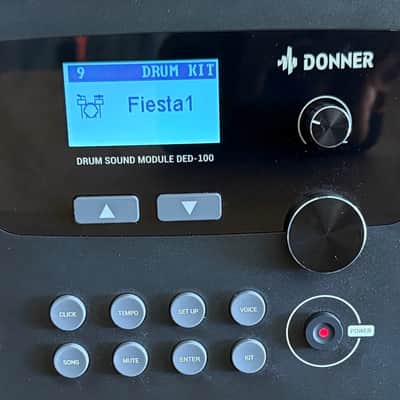 DONNER DED-100 Electronic Drum Part: Sound Processor Module w/AC Adapter image 2