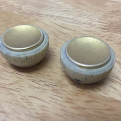 Real Life Relics Hofner Beatle Bass Tea Cup Knobs (Set of 2).   [W8]