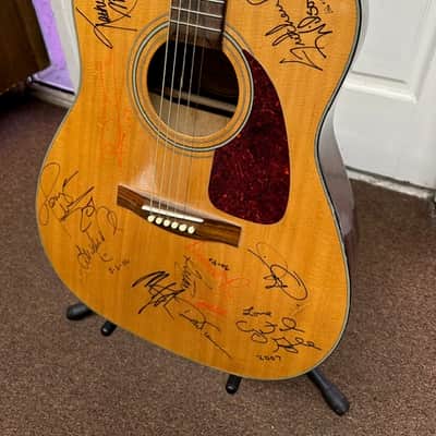 Used Fender DG-7 Acoustic Guitar w/ Signatures, Signed Autographed by Crystal Gayle, Kathy Mattea, and MORE!! image 3