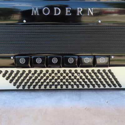 BORSINI BUILT 'MODERN' CUSTOM 120 BASS ACCORDION  {TONY DANNON STUDIO EDITION}  4/5 REEDS with 9/6 REGISTERS CLEAN 1 OWNER! image 9
