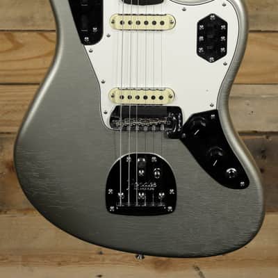 Fender Custom Shop '63 Jaguar Electric Guitar Aged Inca Silver w/ Case image 2