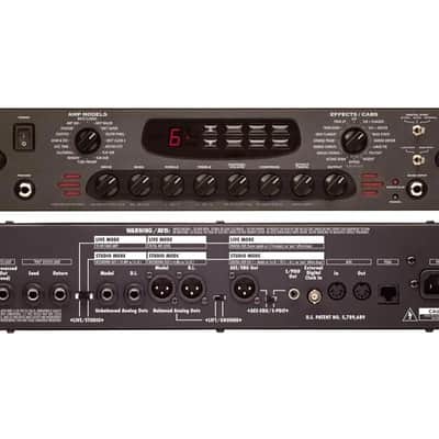 Line 6 Bass POD Pro Rackmount Multi-Effect and Amp Modeler 2001 - 2003 - Black image 2