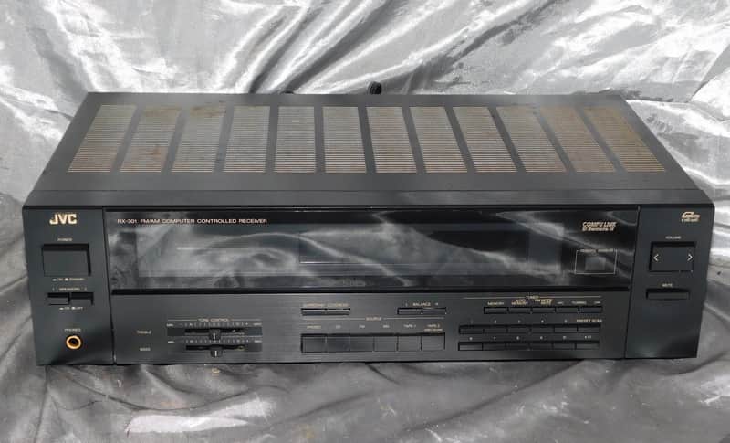 JVC RX-301 receiver with phono preamp image 1