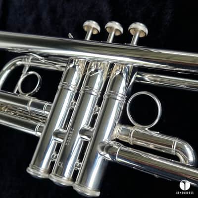 Immagine Bach Stradivarius C 180SL- 229 Chicago large lightweight trumpet case mouthpiece  gamonbrass - 18