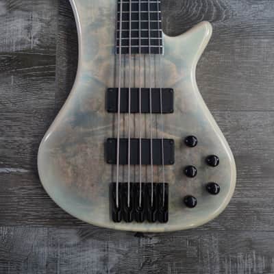 AIO S8-5 5-String Bass Guitar - White Burst 004 image 2