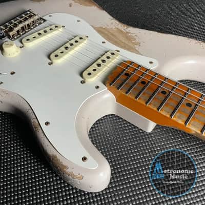 Fender Custom Shop LTD Red Hot Stratocaster, Super Heavy Relic- Aged Dirty White Blonde image 4