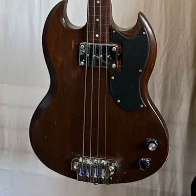 Gibson EBO Fretless Bass Guitar 1969 - 73 Natural Mahogany image 2