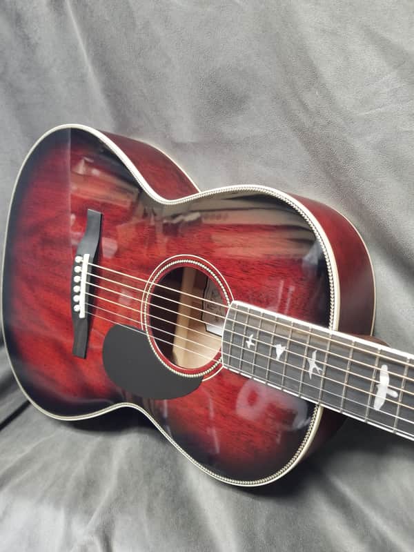 PRS SE P20E Tonare Parlor with Fishman Sonitone Pickup Fire Red Burst image 1