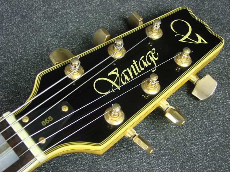 Vantage Model 655 Hollowbody Archtop Natural Finish Electric