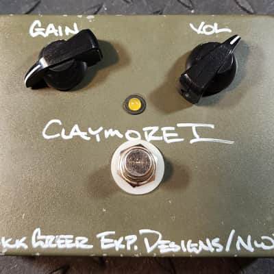 Greer Amps Claymore I Boost Drive Overdrive Vintage Original Nick Greer! image 2