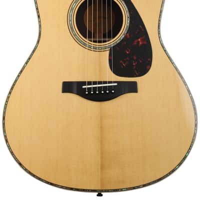 Yamaha LL56 Custom ARE Original Jumbo Acoustic Guitar - Natural image 1