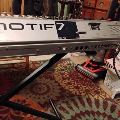 Yamaha Motif 7 Production Synthesizer 2000s - Gray