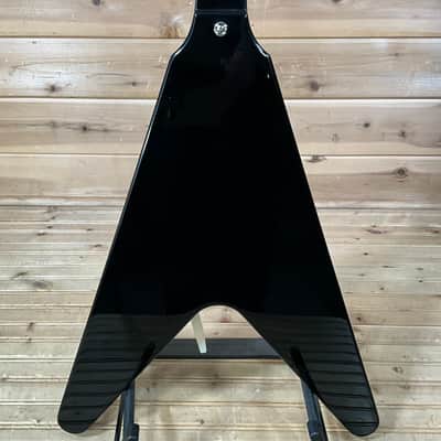Epiphone Jimi Hendrix "Love Drops" Flying V Electric Guitar - Ebony image 4
