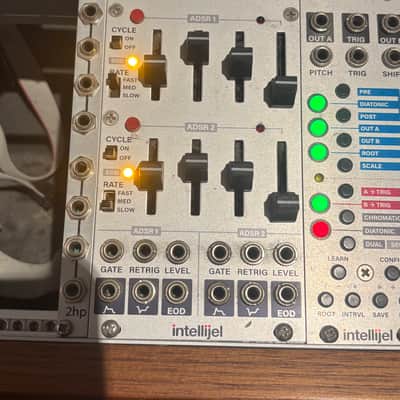 Intellijel Dual ADSR Eurorack Synth Module 2015 - 2018 - Silver image 2