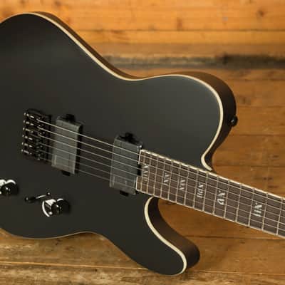 Schecter PT SLS Elite Evil Twin - Ebony - Satin Black image 5