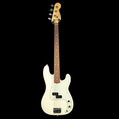 Fender 2016 American Pro Precision Bass, Olympic White (Pre-Owned) image 3